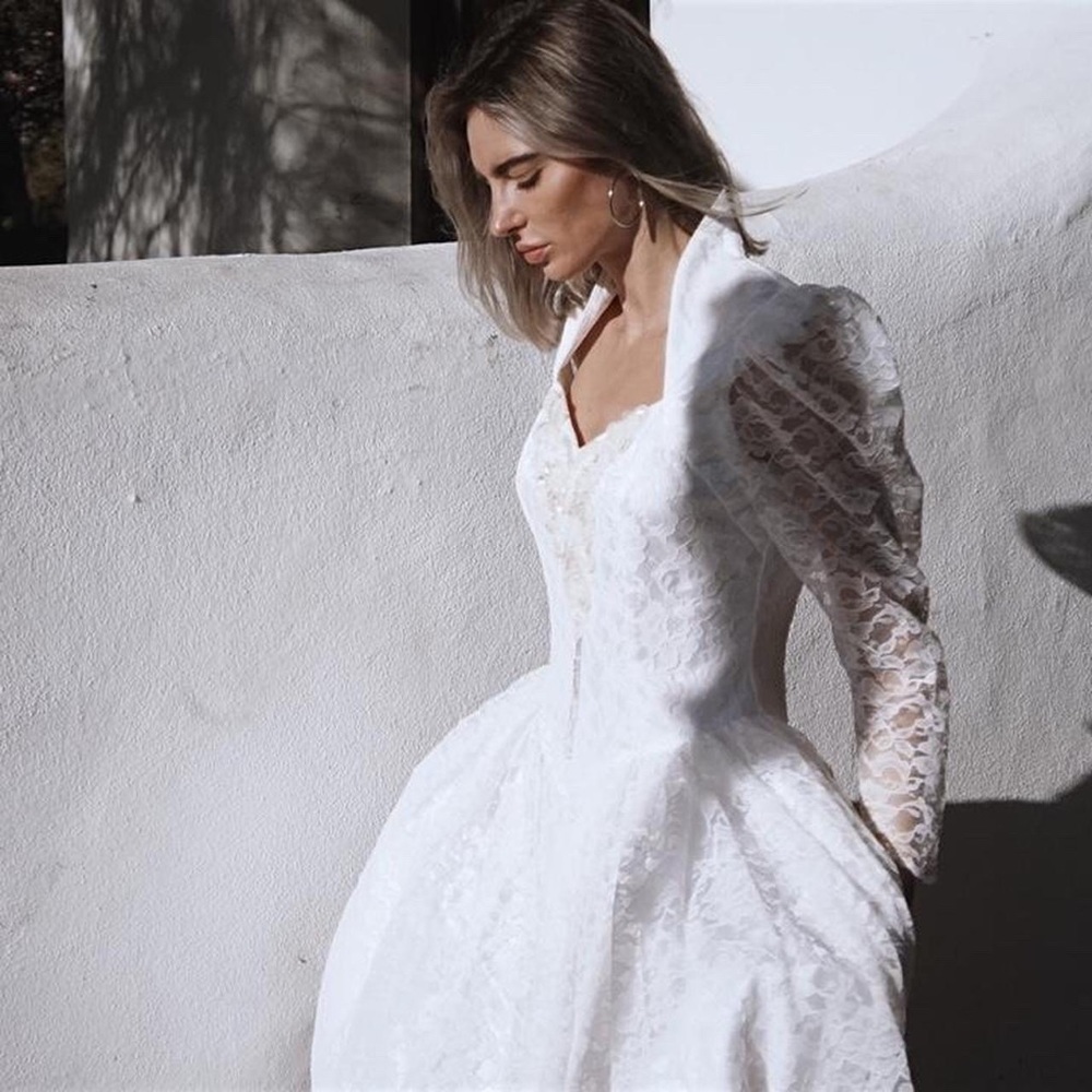 Vintage Western Rockabilly Lace Wedding Dress by Lilia Smitty (FINAL SALE)
